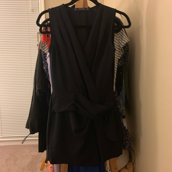Zara Short Draped Jumpsuit - Picture 4 of 4